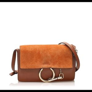 Chloe Faye Crossbody Bag Brown